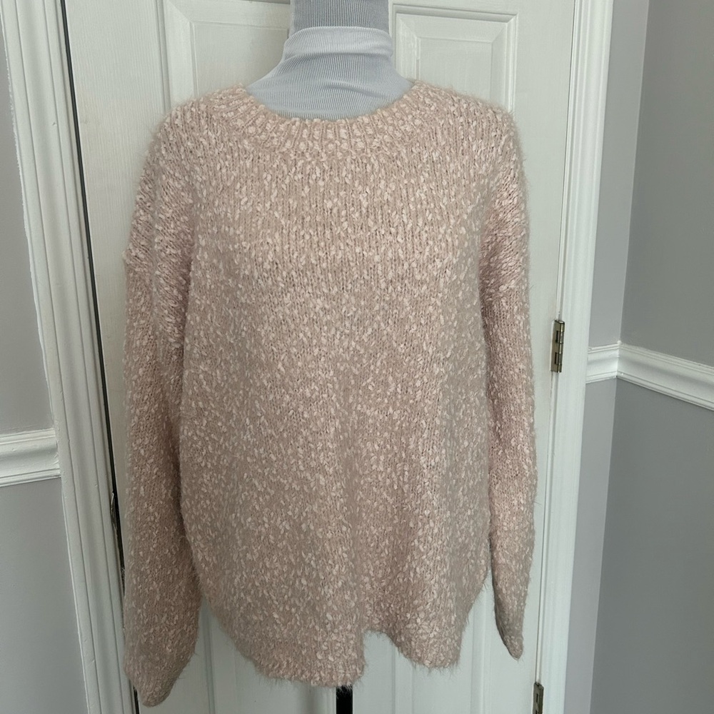 Philosophy Soft Blush Crew Neck Sweater